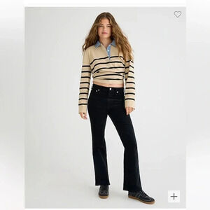 J. Crew High-rise slim demi-boot‎ pant in corduroy women’s size 27 EUC